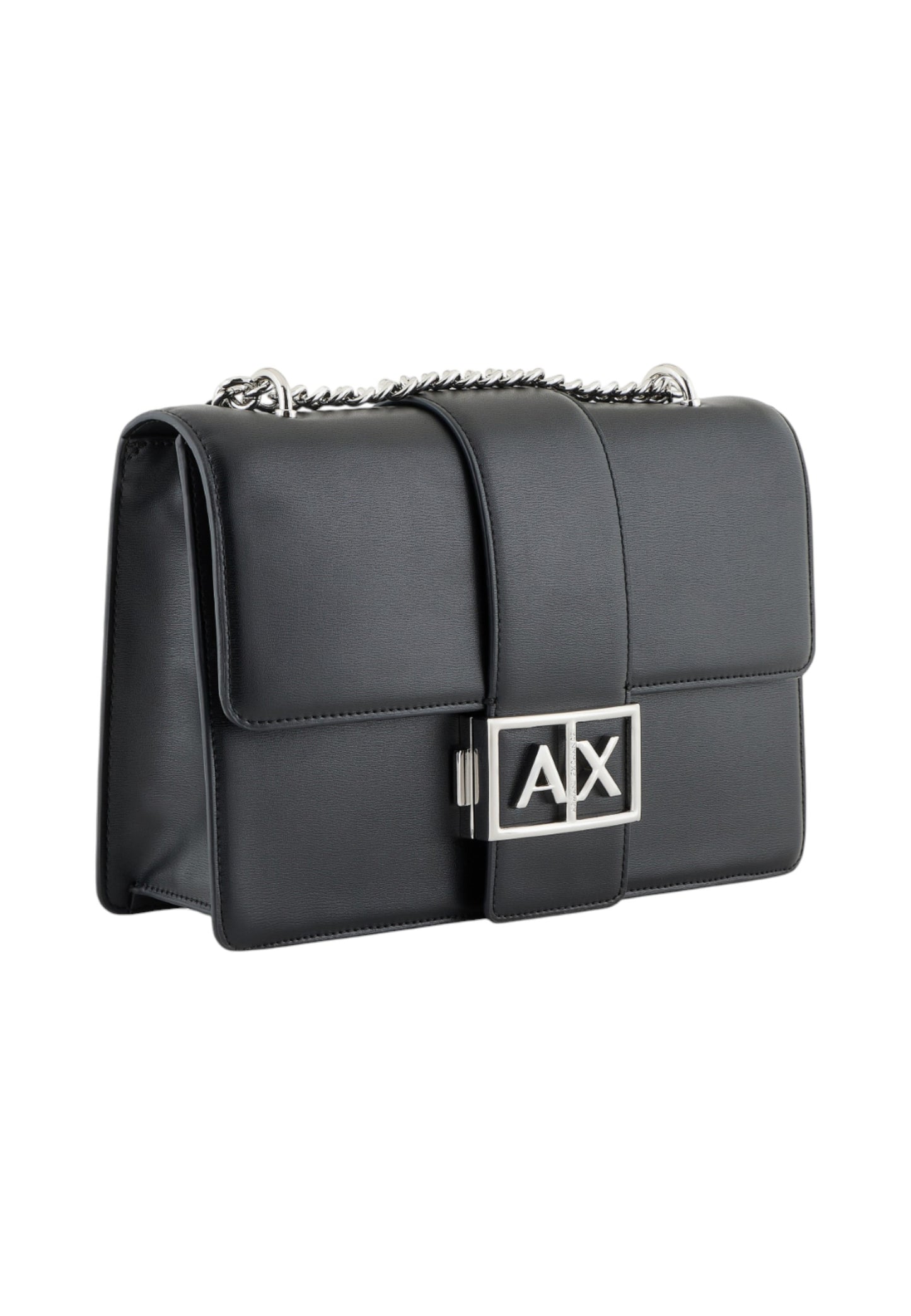 Borsa A Tracolla Donna Armani Exchange Grande Con Logo In Metallo  XW000070AF12039