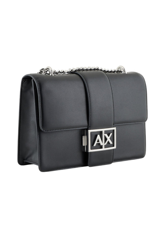 Borsa A Tracolla Donna Armani Exchange Grande Con Logo In Metallo  XW000070AF12039