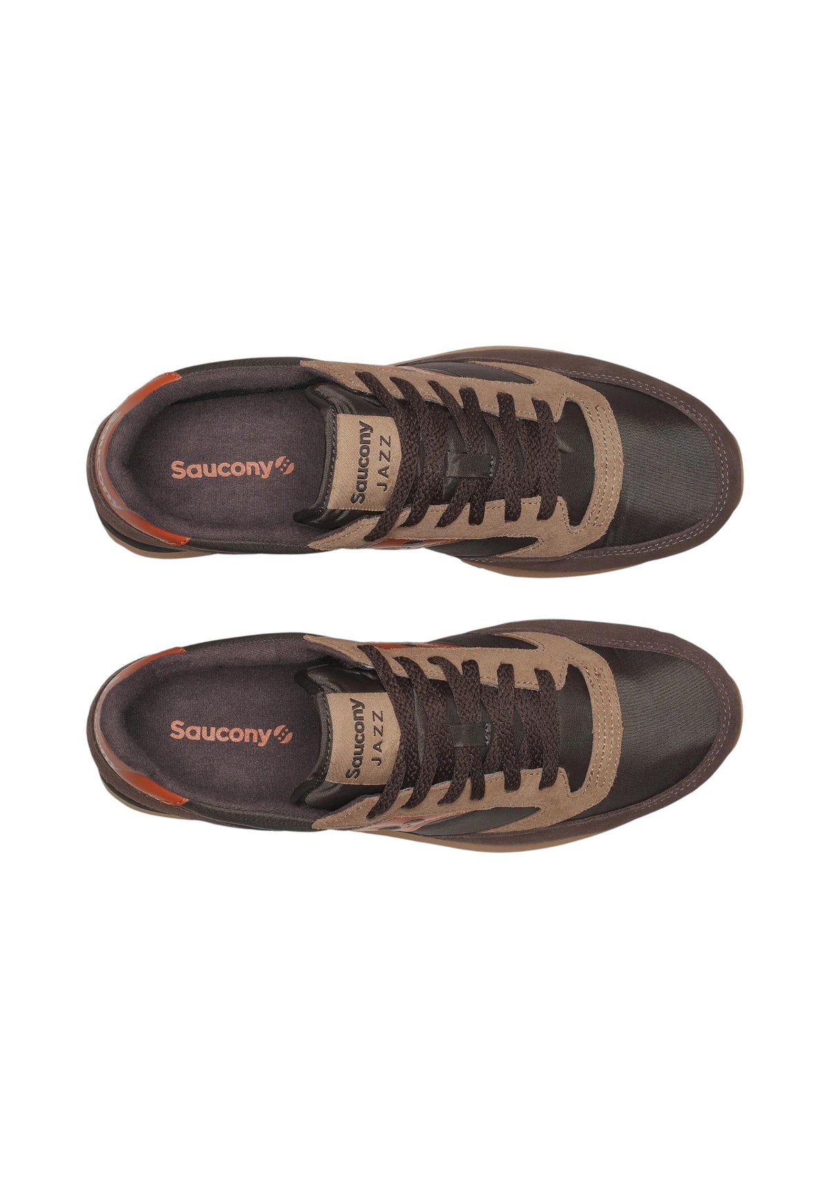 Sneakers Basse Uomo Saucony Chiusura con lacci, Tomaia in nylon e pelle scamosciata, Collo e linguetta imbottiti, Intersuola EVA rigata assorbi-urti, Suola in gomma Jazz Original S101443