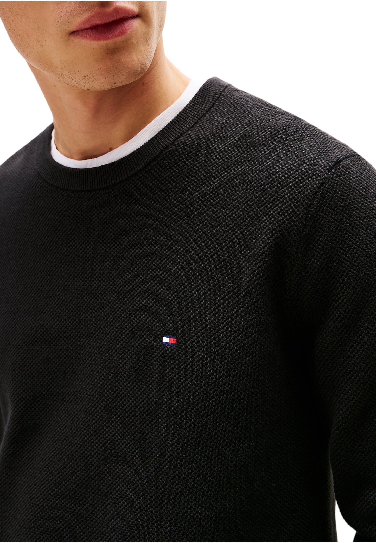 Maglione A Girocollo Uomo Tommy Hilfiger  Essential Structure MW0MW36347