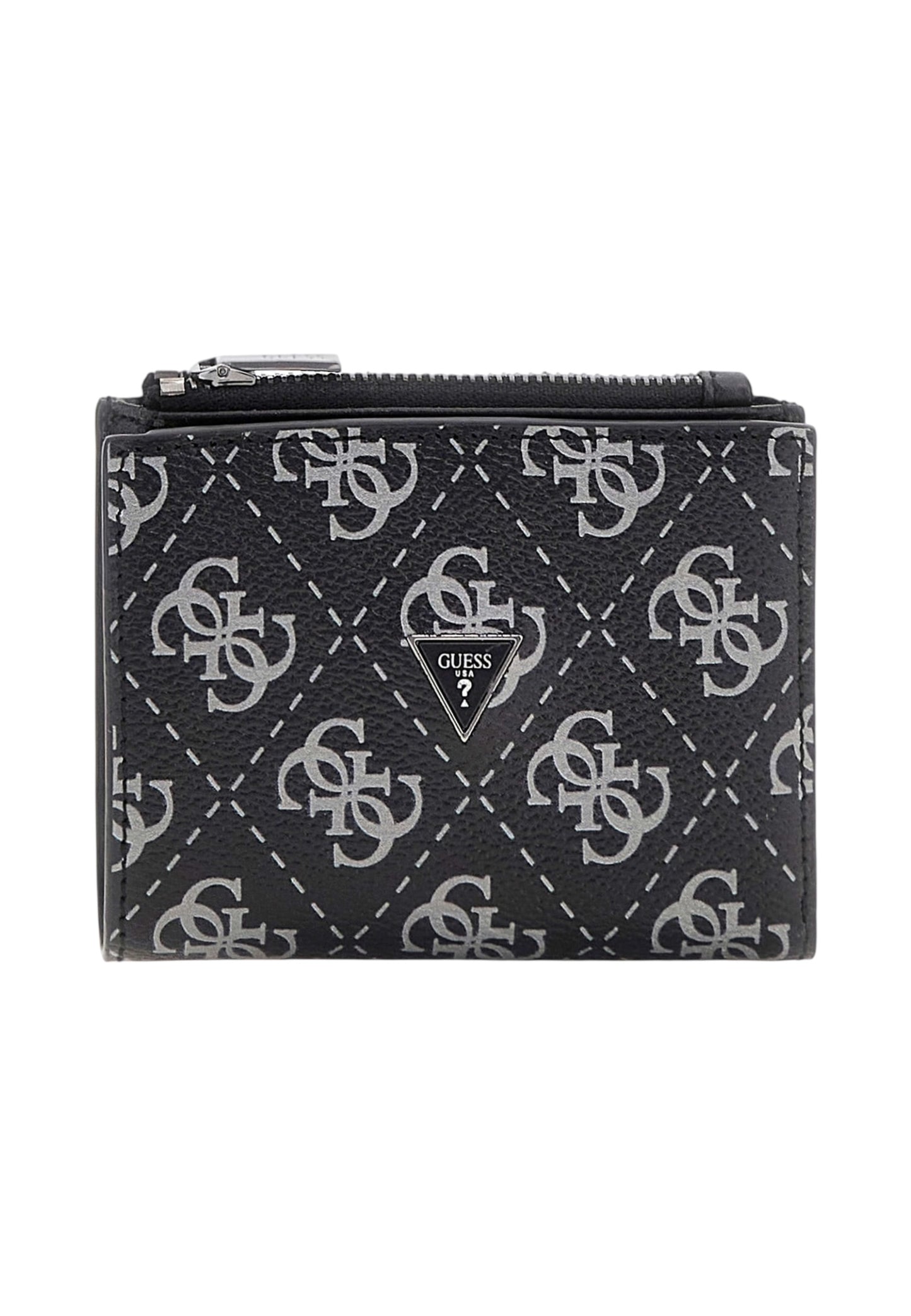 Portafoglio Con Portacarte Uomo Guess Bifold Top Zip Milano SMMALOLEA03