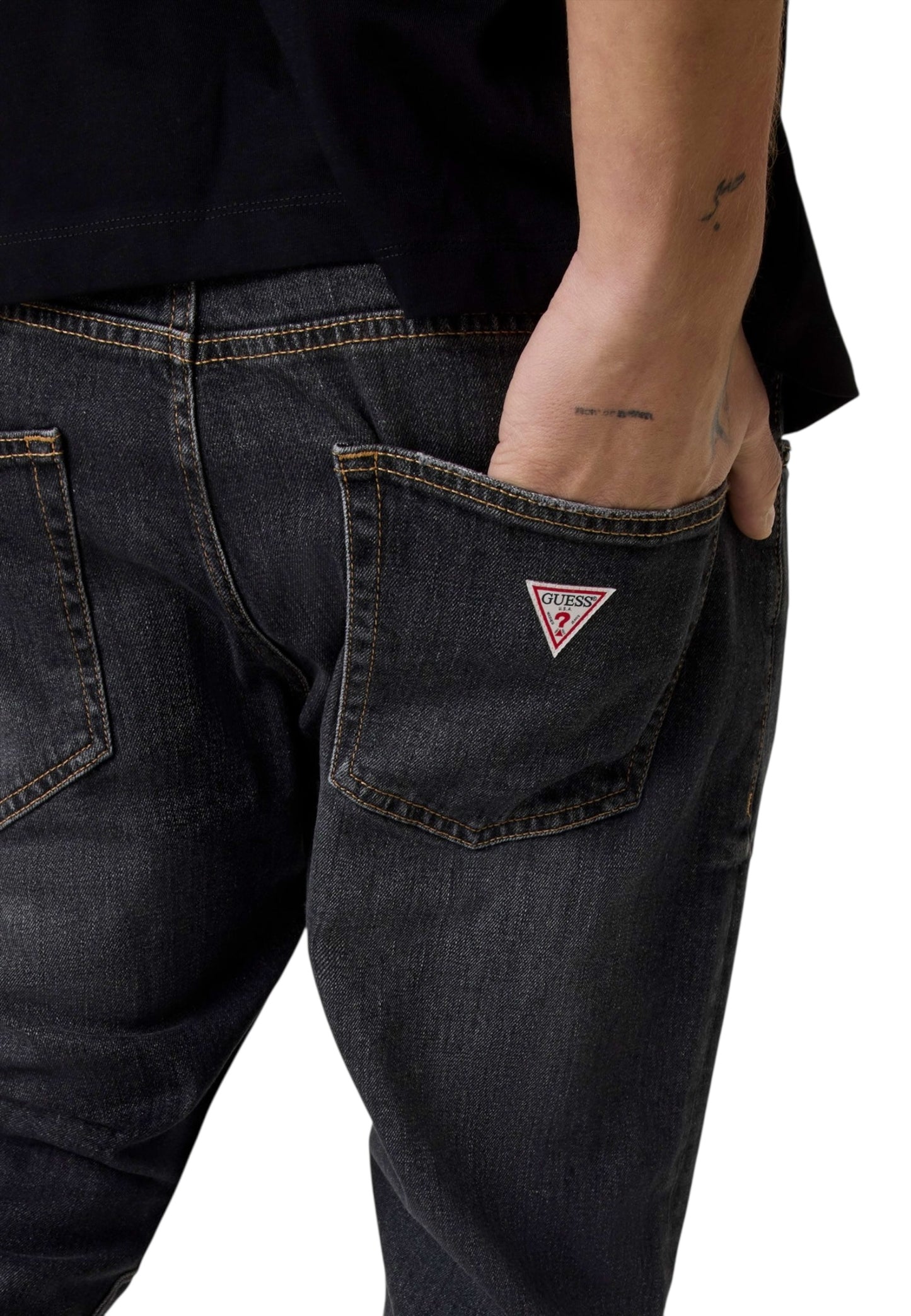Jeans Slim Fit Uomo Guess Tinted Grey Wash Gj G14 M6RA1CD5LW6