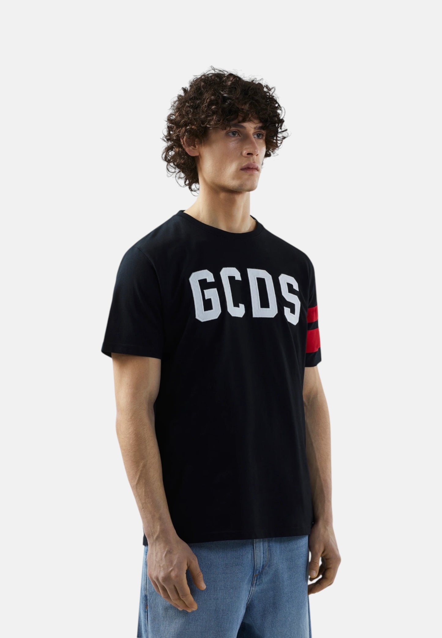 T-Shirt Manica Corta Uomo Gcds Oversize Fit Logo Regular Loose Z0MLQC106J101