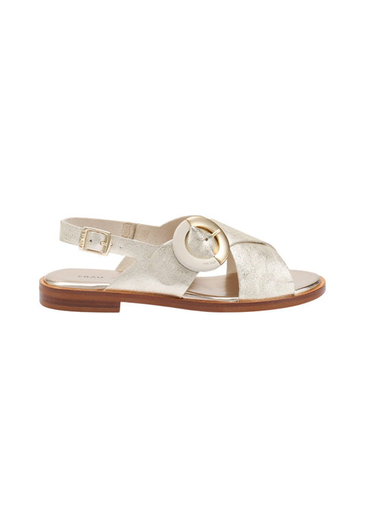 Sandali Bassi Donna Frau Con Fibbia Florence-S