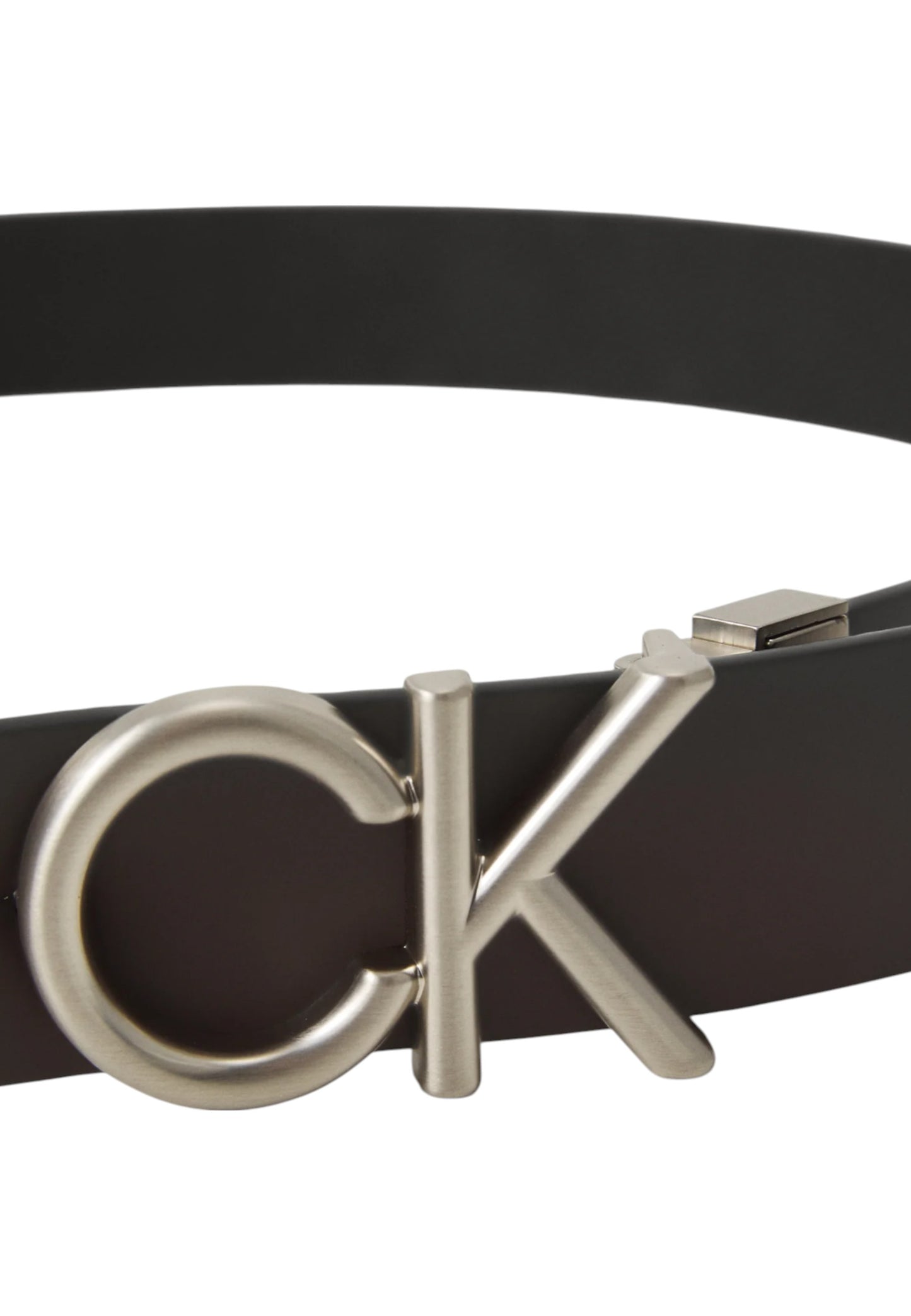 Cintura  Uomo Calvin klein 35Mm Regolabile/Reversibile Ck Hallmark Logo