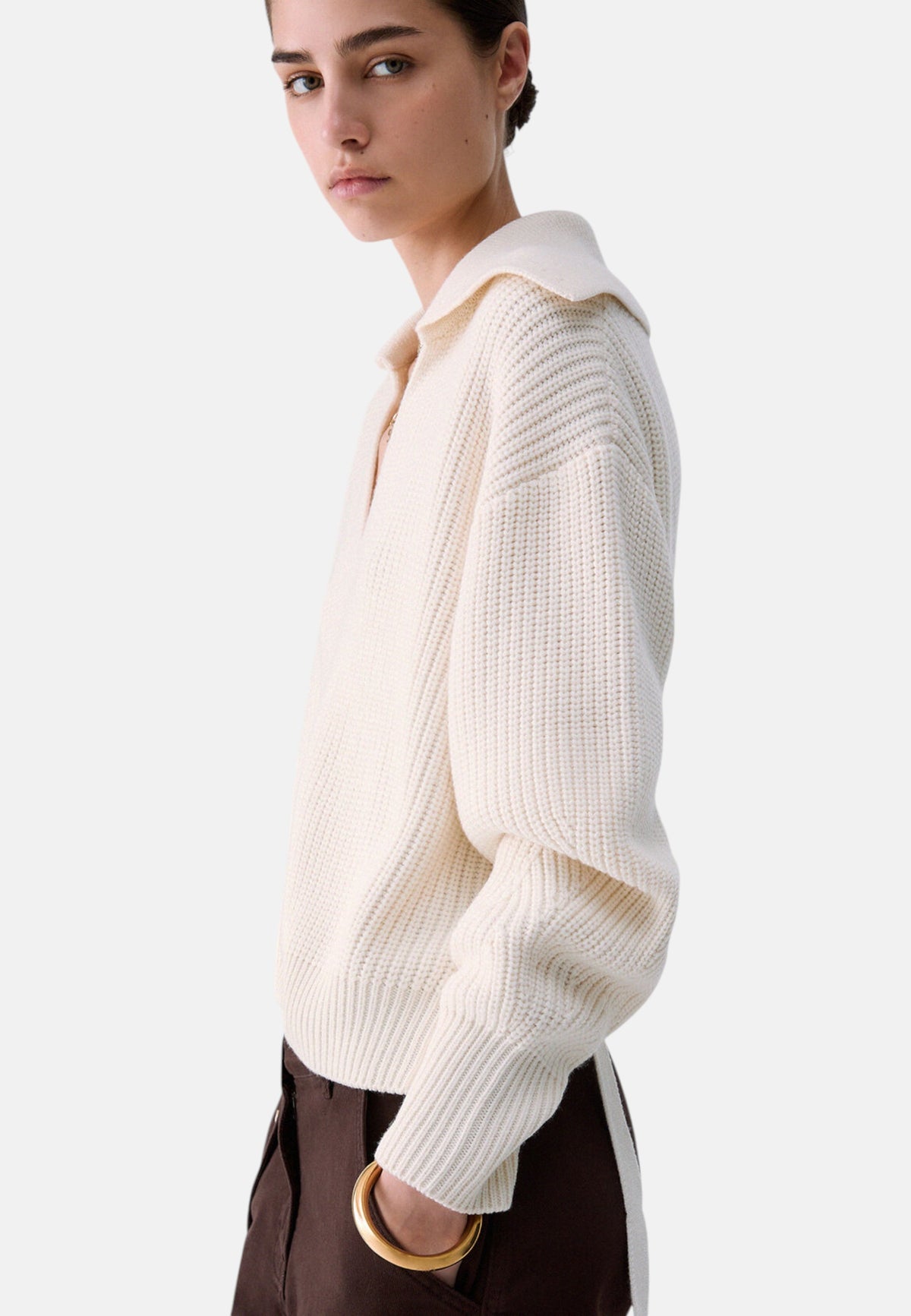 Maglione Scollo A V Donna Liu Jo Con Collo A Camicia  CF6102MA22S