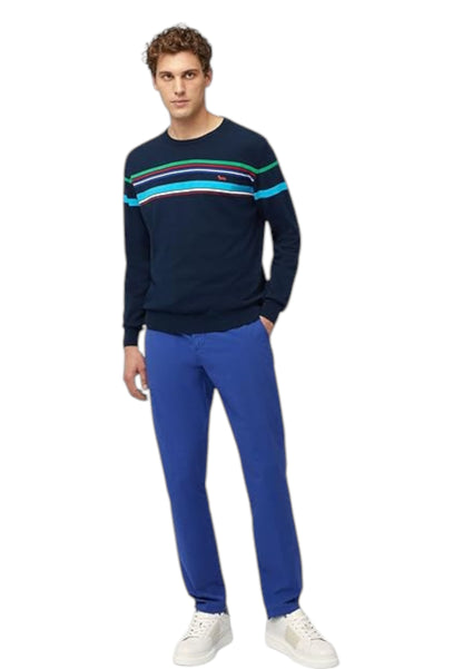 Maglia A Girocollo Uomo Harmont & Blaine Con Righe 3D  HRL639030763