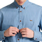 Camicia Manica lunga Uomo Harmont & Blaine In Denim Con Dettagli A Contrasto  CRP001013161M