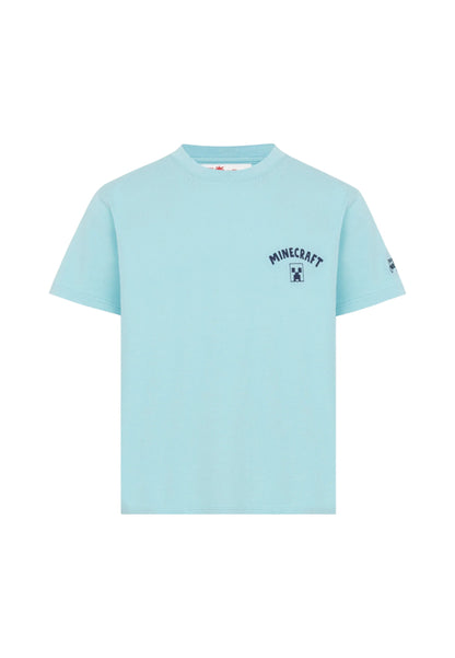 T-Shirt Manica Corta Uomo Mc2 Saint Barth Minecraft Surf