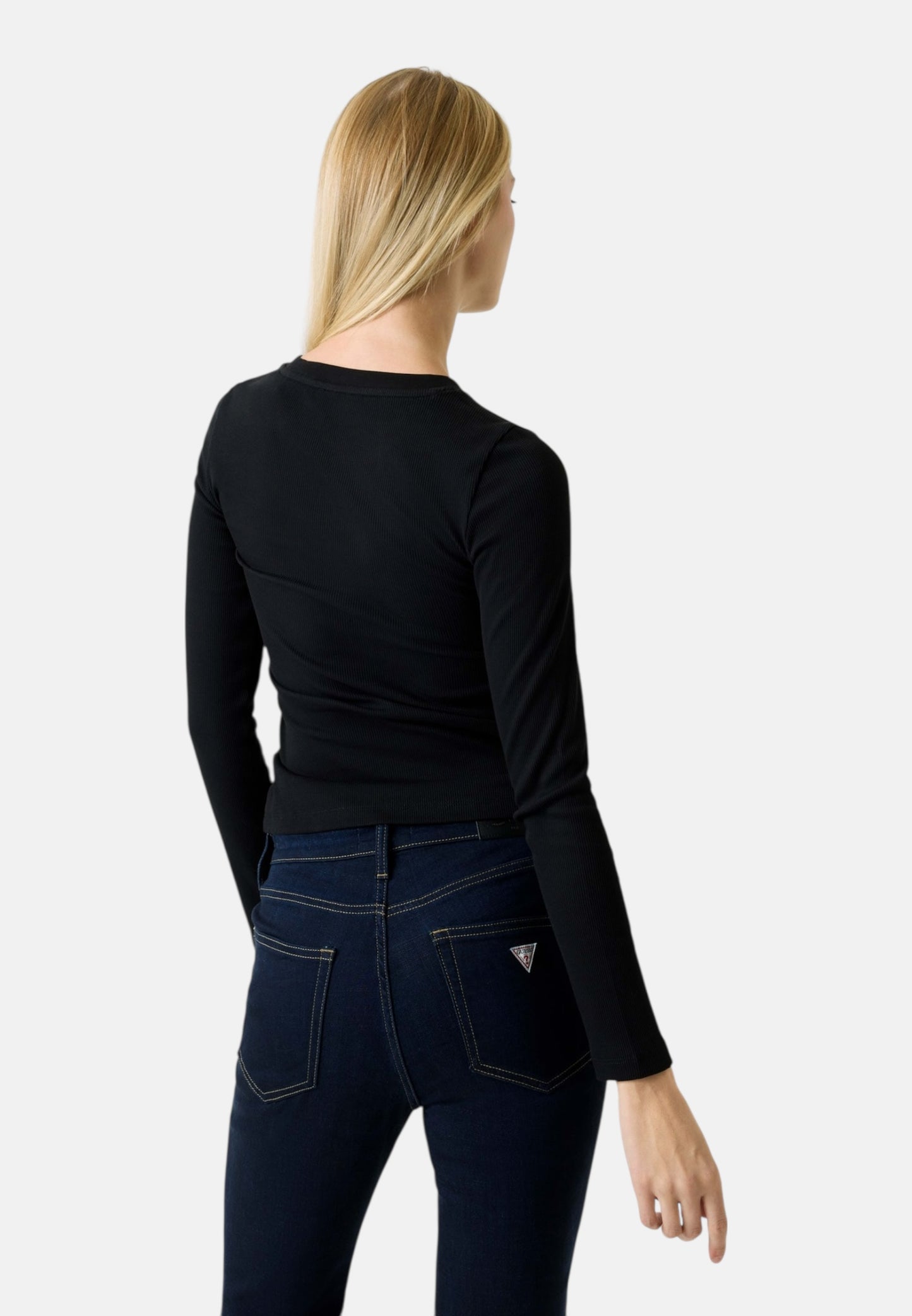 T-Shirt Manica lunga Donna Guess Slim Gj Embro W6RP22KA0H1
