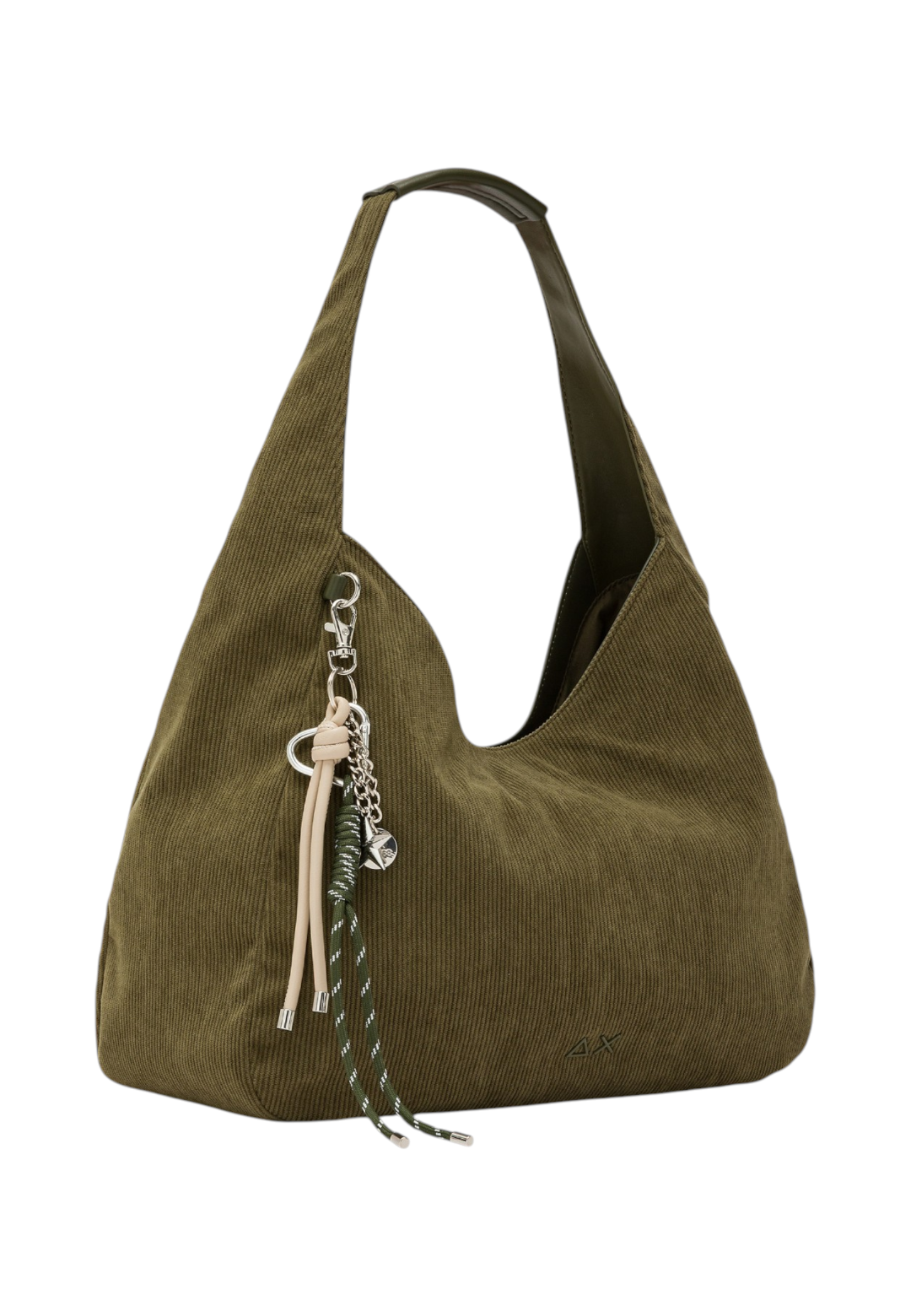 Borsa A Spalla Donna Sun68 Hobo Bag Corduroy Y46219