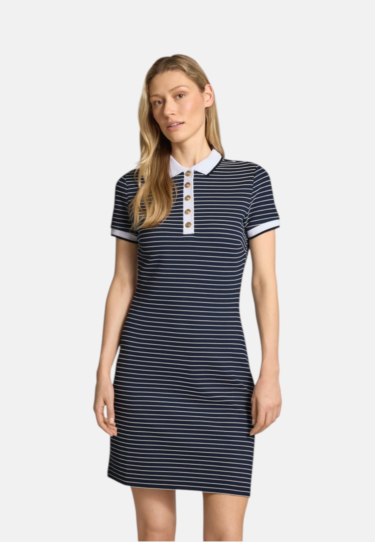 Vestito Midi Donna Guess Polo Striped Alphonsine W6GK14K2948