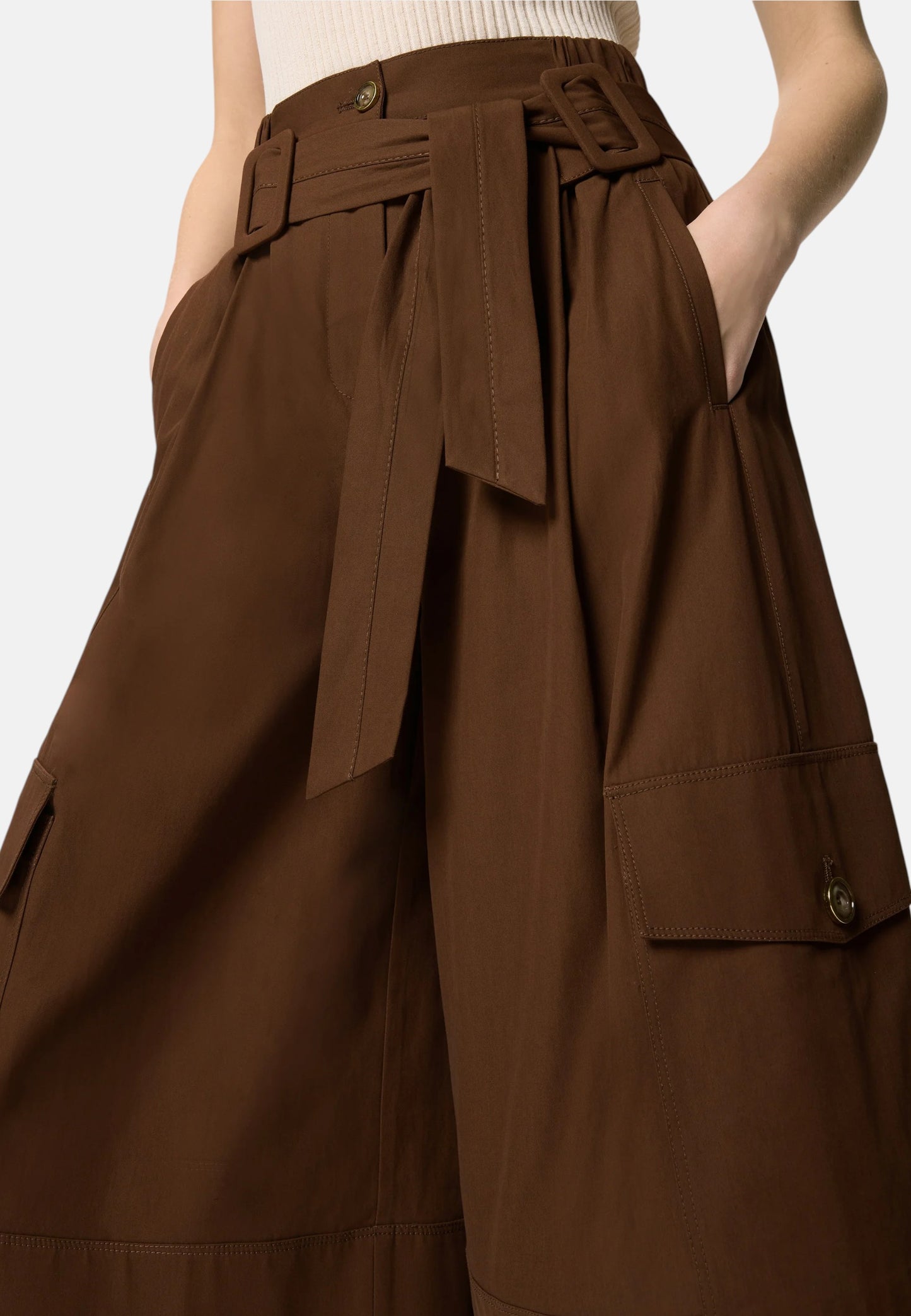Pantaloni Loose Fit Donna Pinko Cropped Patricia 106152A2ER