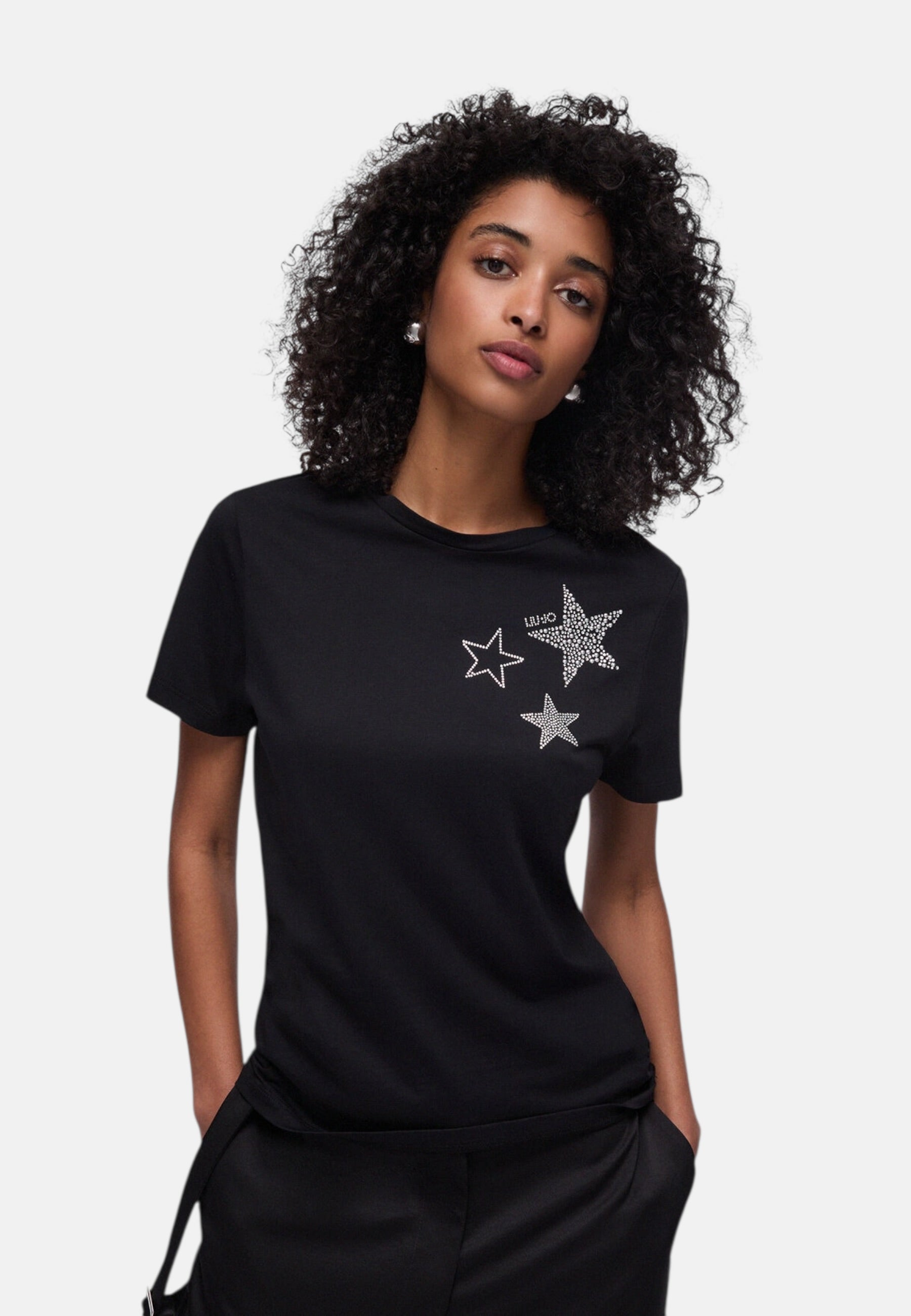 T-Shirt Manica Corta Donna Liu Jo Liujo Star Hotf Eco Line WA6491JS923