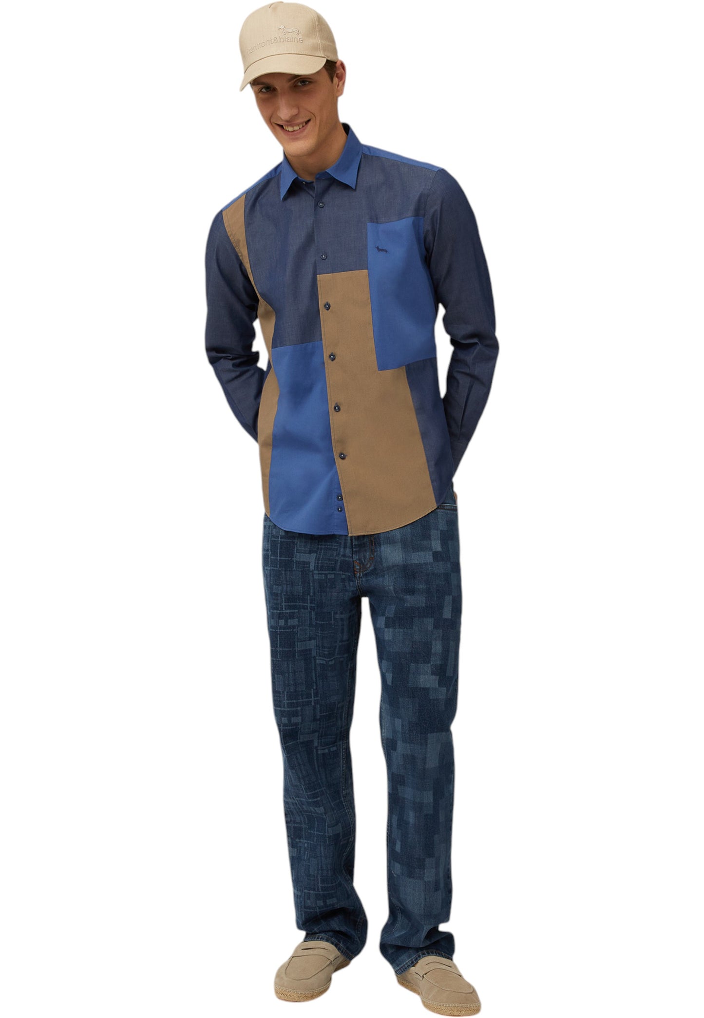 Camicia Manica lunga Uomo Harmont & Blaine