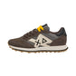 Sneakers Basse Uomo Sun68 Stile Running, Nylon E Suede, Maxi Logo, Bicolor Jaki 2.0 Bicolor Z46122