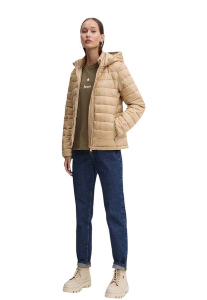 Piumino Corto Donna Guess Con Cappuccio Gj Hooded Puffer W4YL00WG922