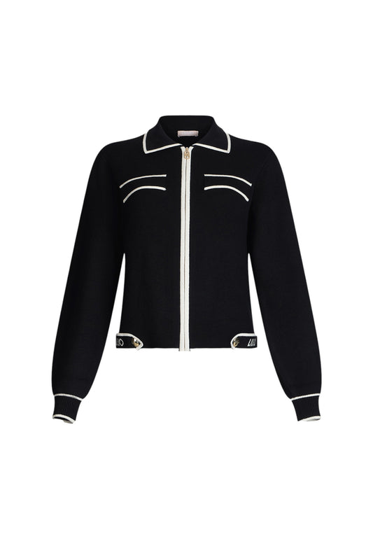 Cardigan  Donna Liu Jo Con Zip  TF5250MS59L