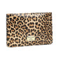 Bustina  Donna Braccialini Piatta Piccola In Pelle Con Stampa Leopard Dolly B19098PP