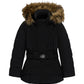 Piumino Corto Donna Guess Con Cappuccio, Vera piuma New Marina W6BL38W4087