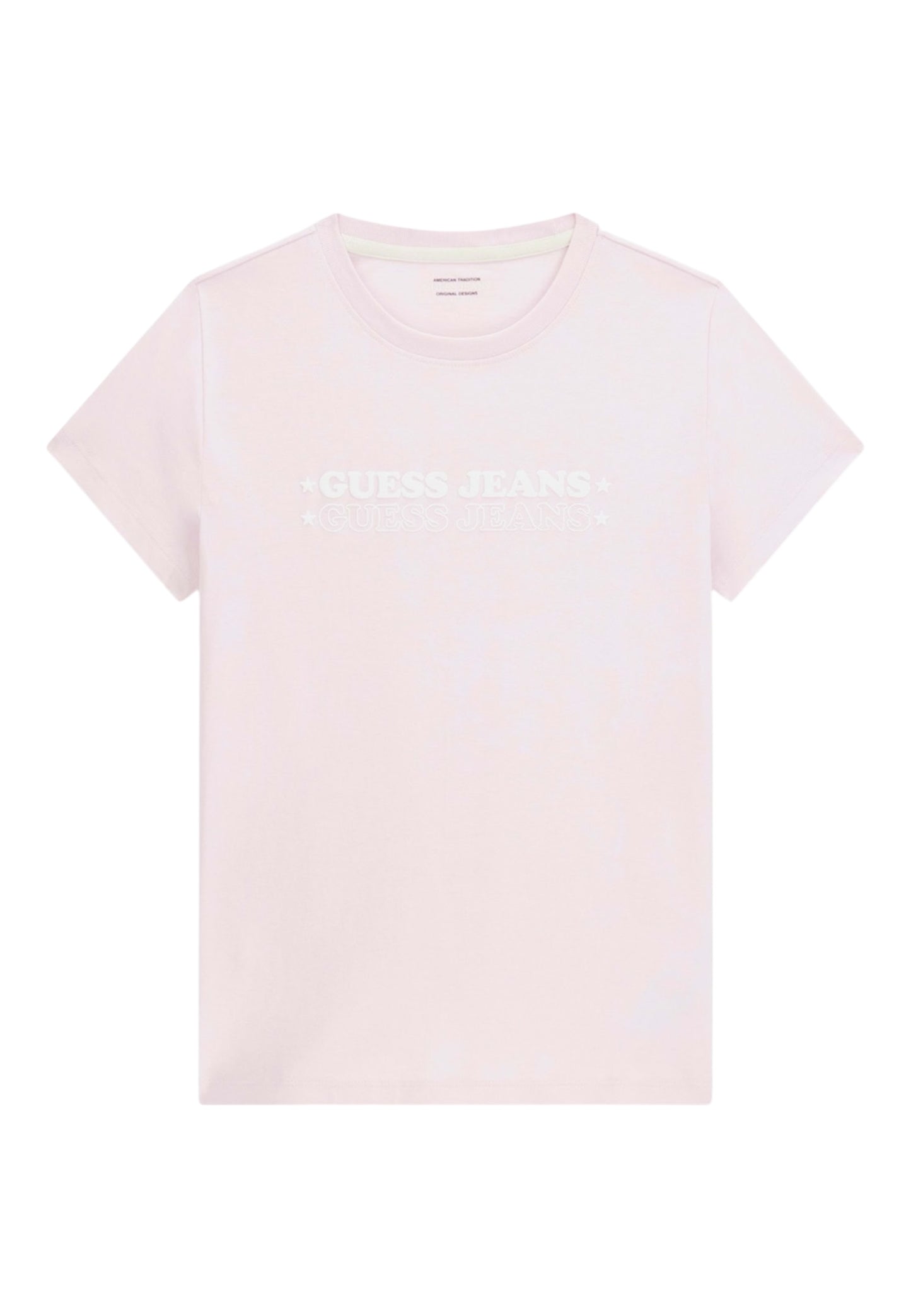 T-Shirt Manica Corta Donna Guess Crop Gj Print Star W6GIC5K8HM0