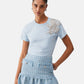 T-Shirt Manica Corta Donna Liu Jo Con Patch  CA6010J3868