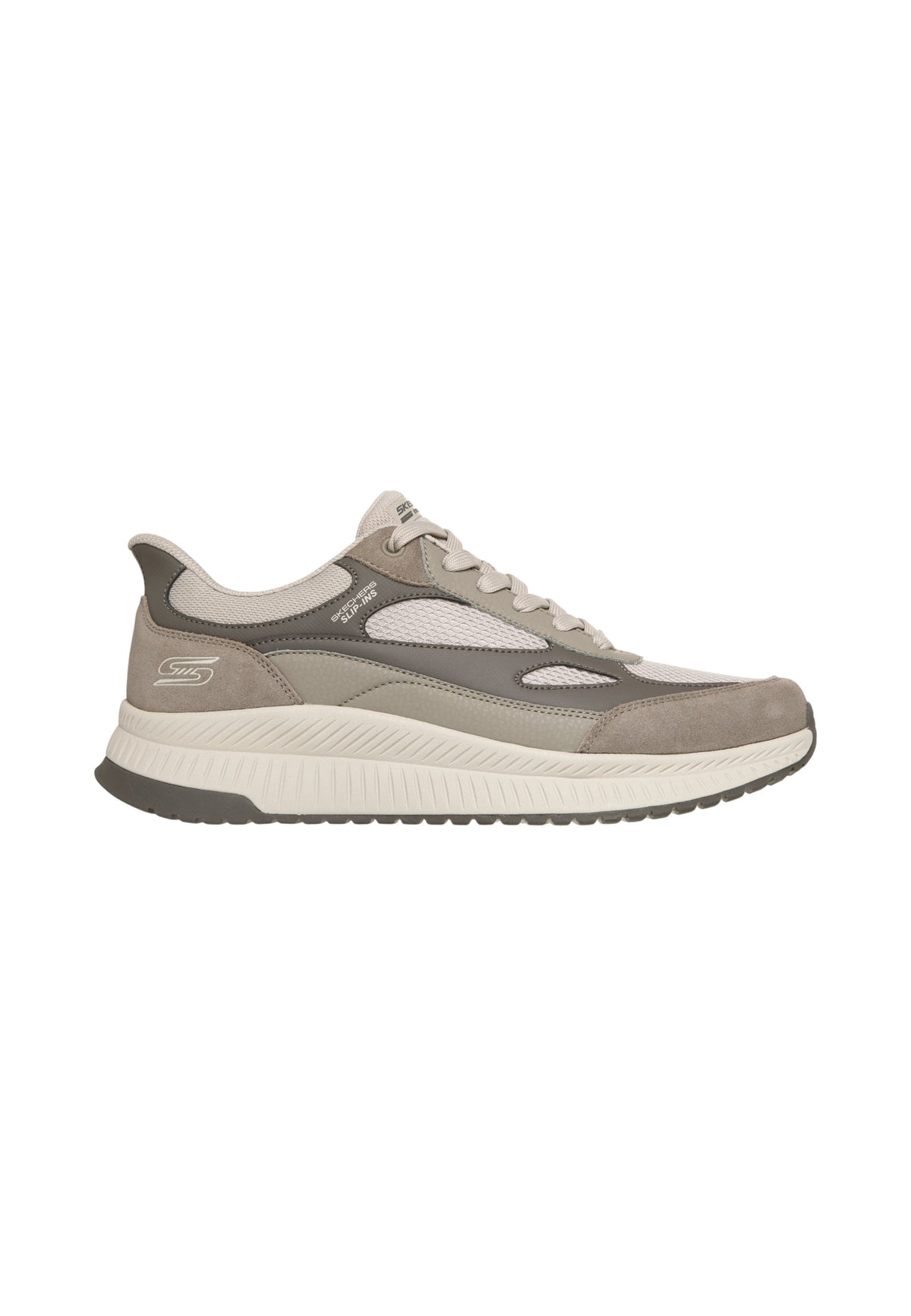 Sneakers Basse Uomo Skechers Slip-ins, Lacci Elasticizzati, Suola Ammortizzata Bobs Squad 4-Core Look 118412