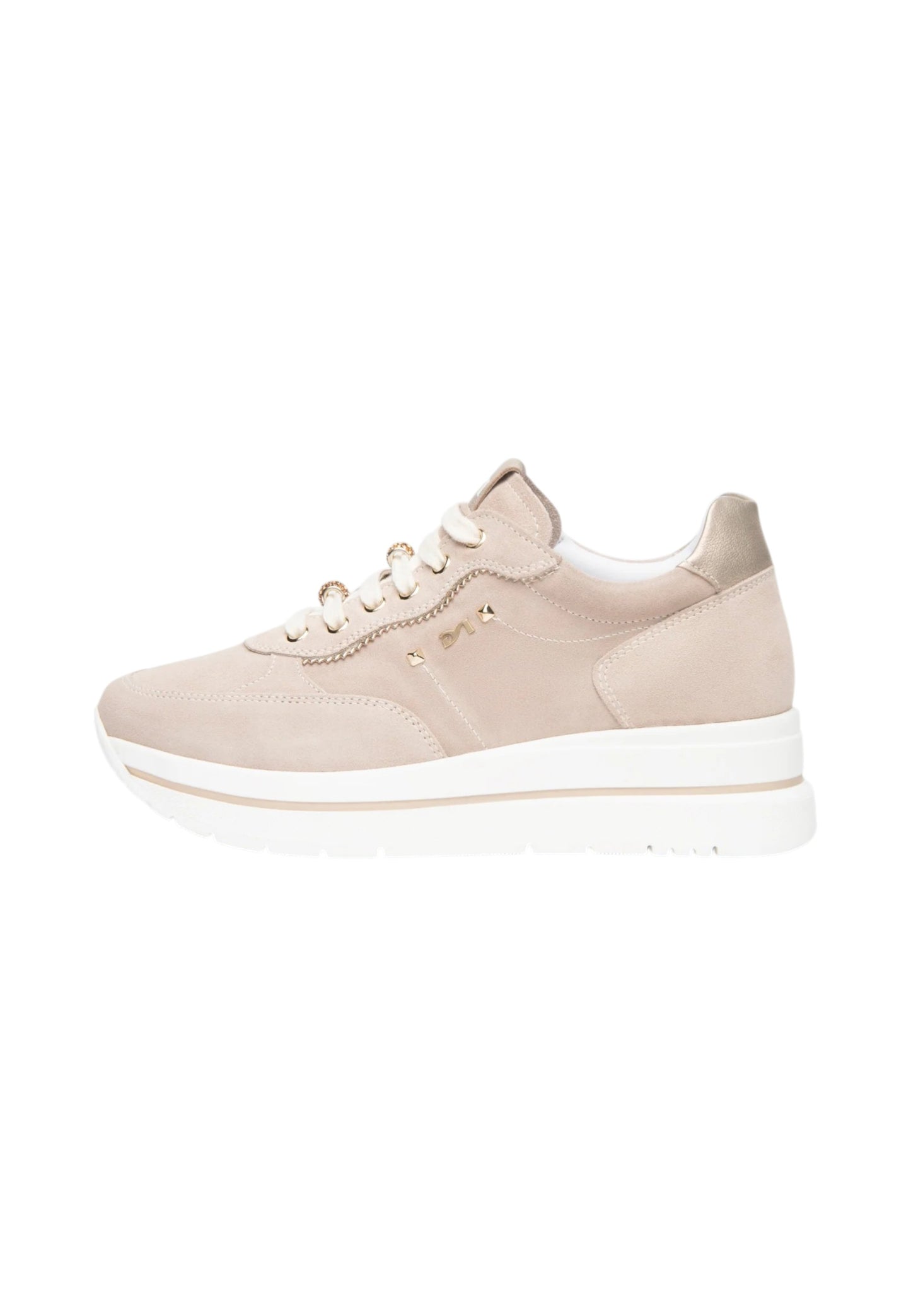 Sneakers Basse Donna Nero Giardini In Pelle Scamosciata  E615200D
