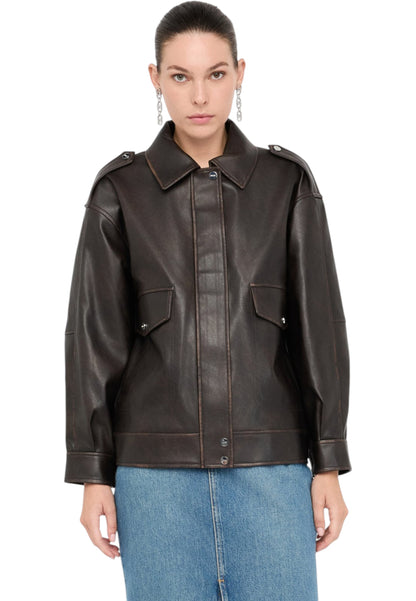 Giacca In Pelle Sintetica Donna Liu Jo   MF5097E1051