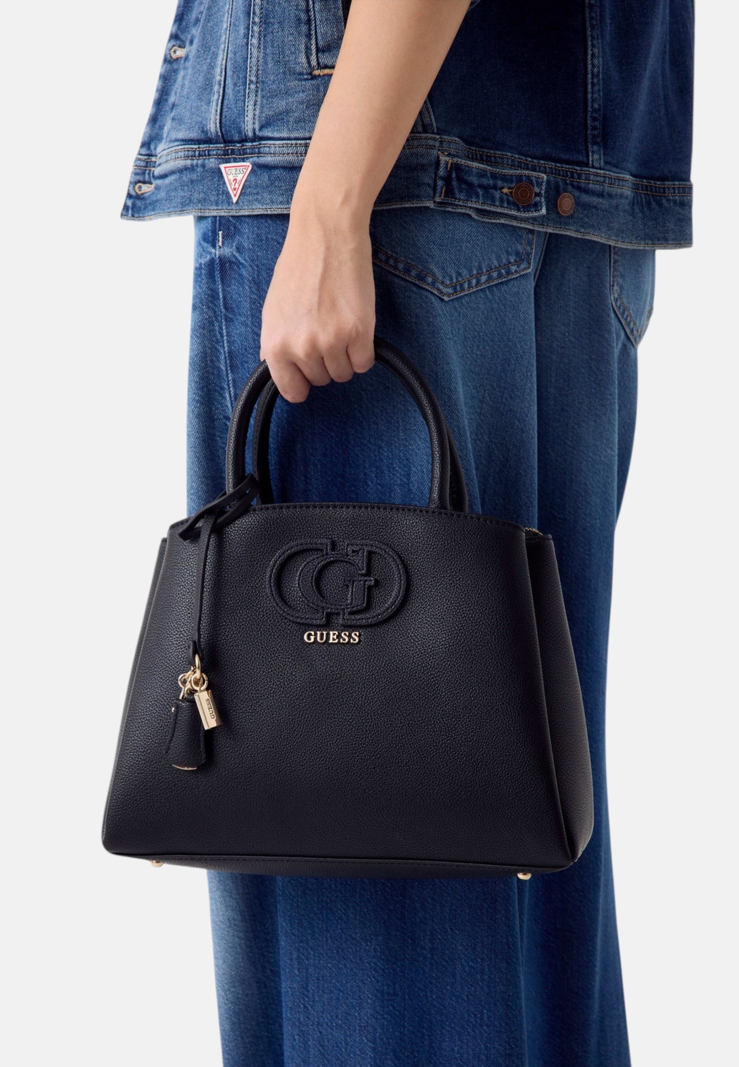Borsa A Mano Donna Guess 3 Comp Satchel Isola HWBG9905060
