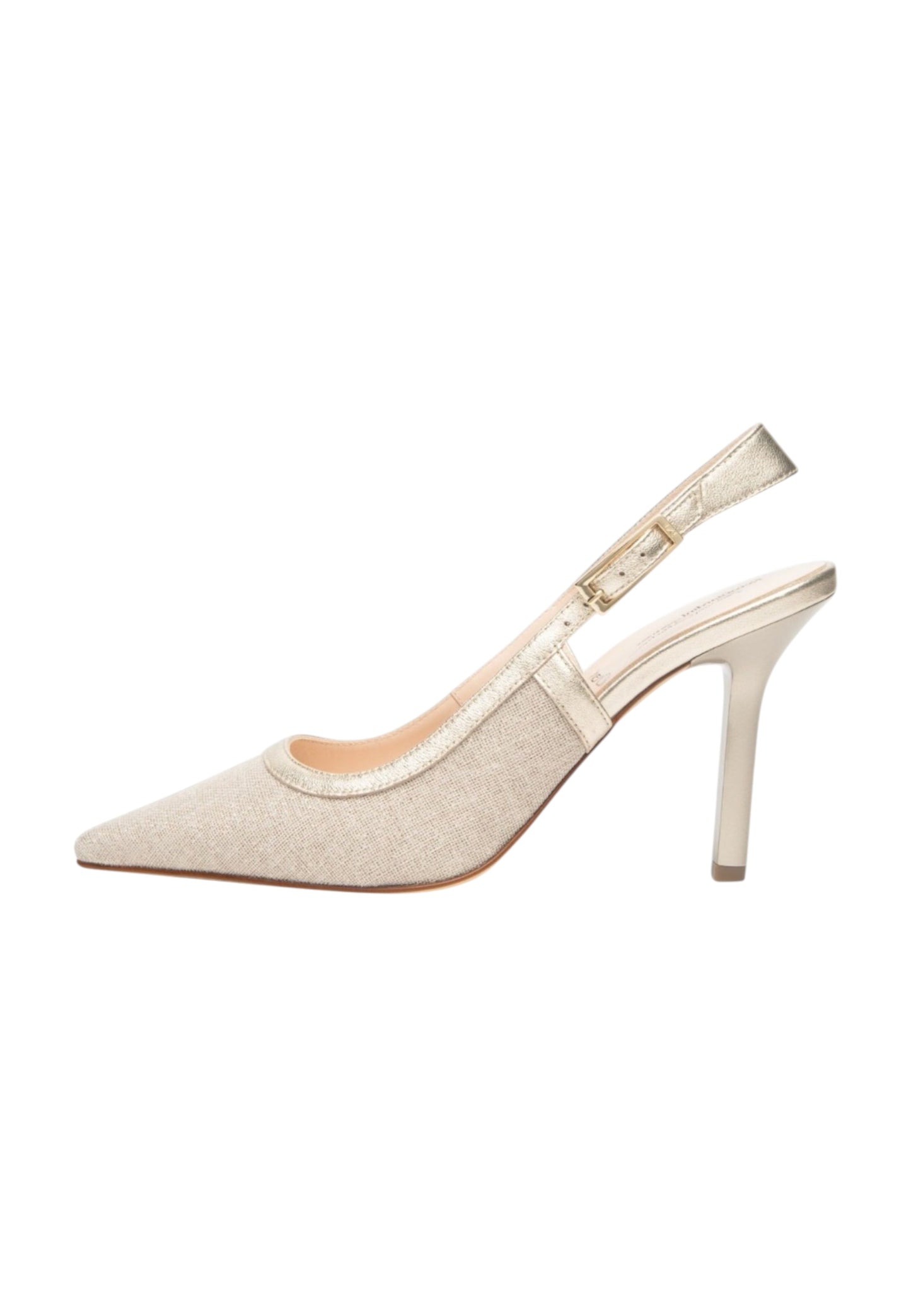 Sling Back  Donna Nero Giardini In Tessuto Lurex  E615430DE