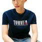 T-Shirt Manica Corta Uomo Tommy Jeans  Tjm Regular Tommy Dna Flag DM0DM21941