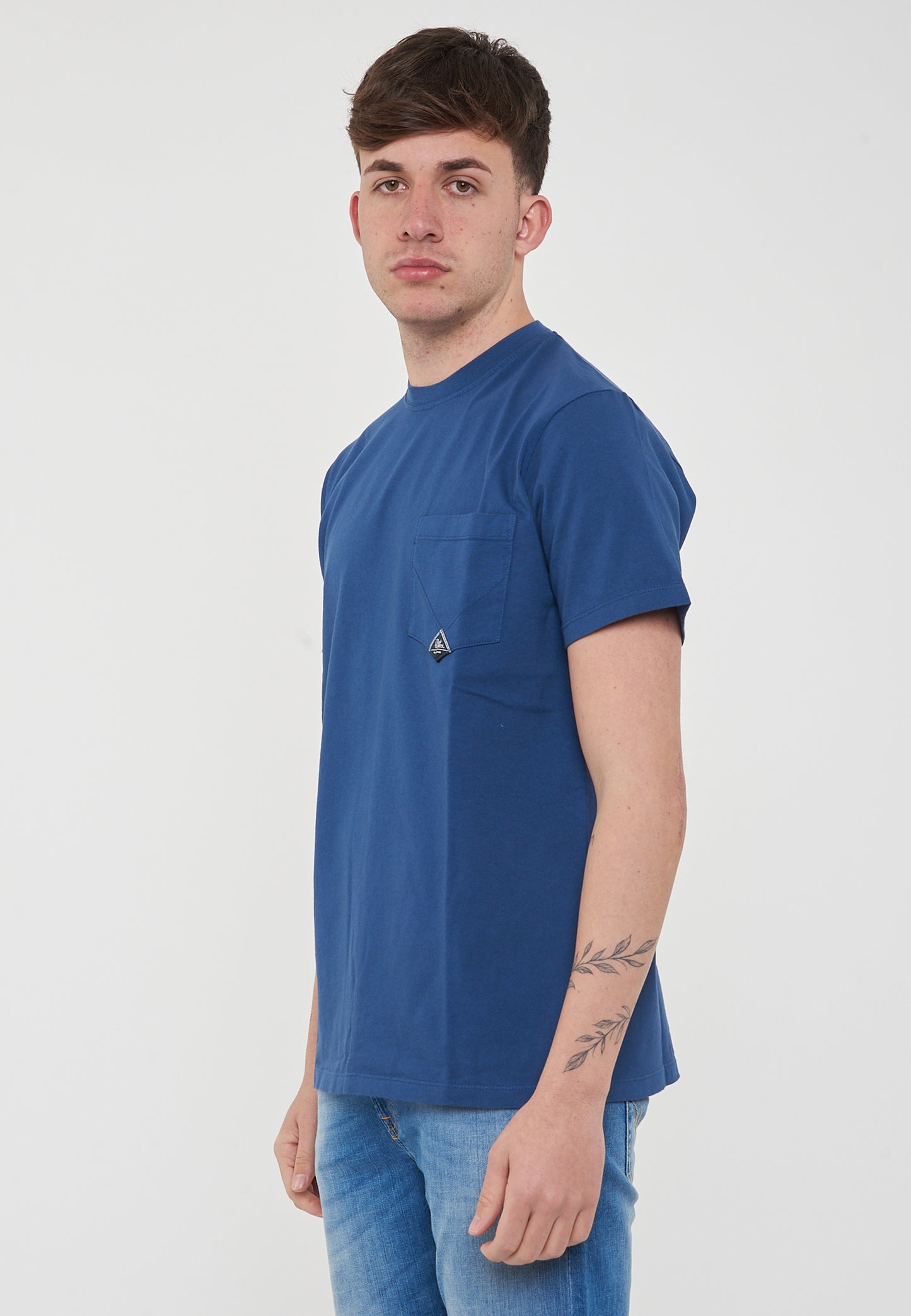 T-Shirt Manica Corta Uomo Roy Roger's In Jersey Pesante  RRU634CA160111