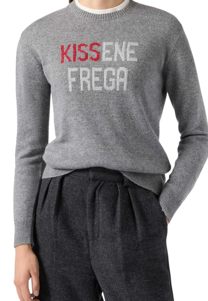 Maglione A Girocollo Donna Mc2 Saint Barth Kissene Ml New Queen QUE0010