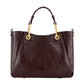 Borsa A Mano Donna Braccialini A Bauletto, Doppio con tracolla removibile e regolabile, Chiusura con clip, Con pochette interna removibile, Finitura lucida effetto spiegazzato, Dimensioni: 25 x 10.5 x 18 Cm Amy B19190YY