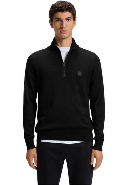 Maglione Collo Alto Uomo Boss Mezza zip Kanobix 50527585
