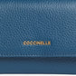 Portafoglio Con Patta Donna Coccinelle In Pelle Martellata Metallic Soft Medium E2MW5116601