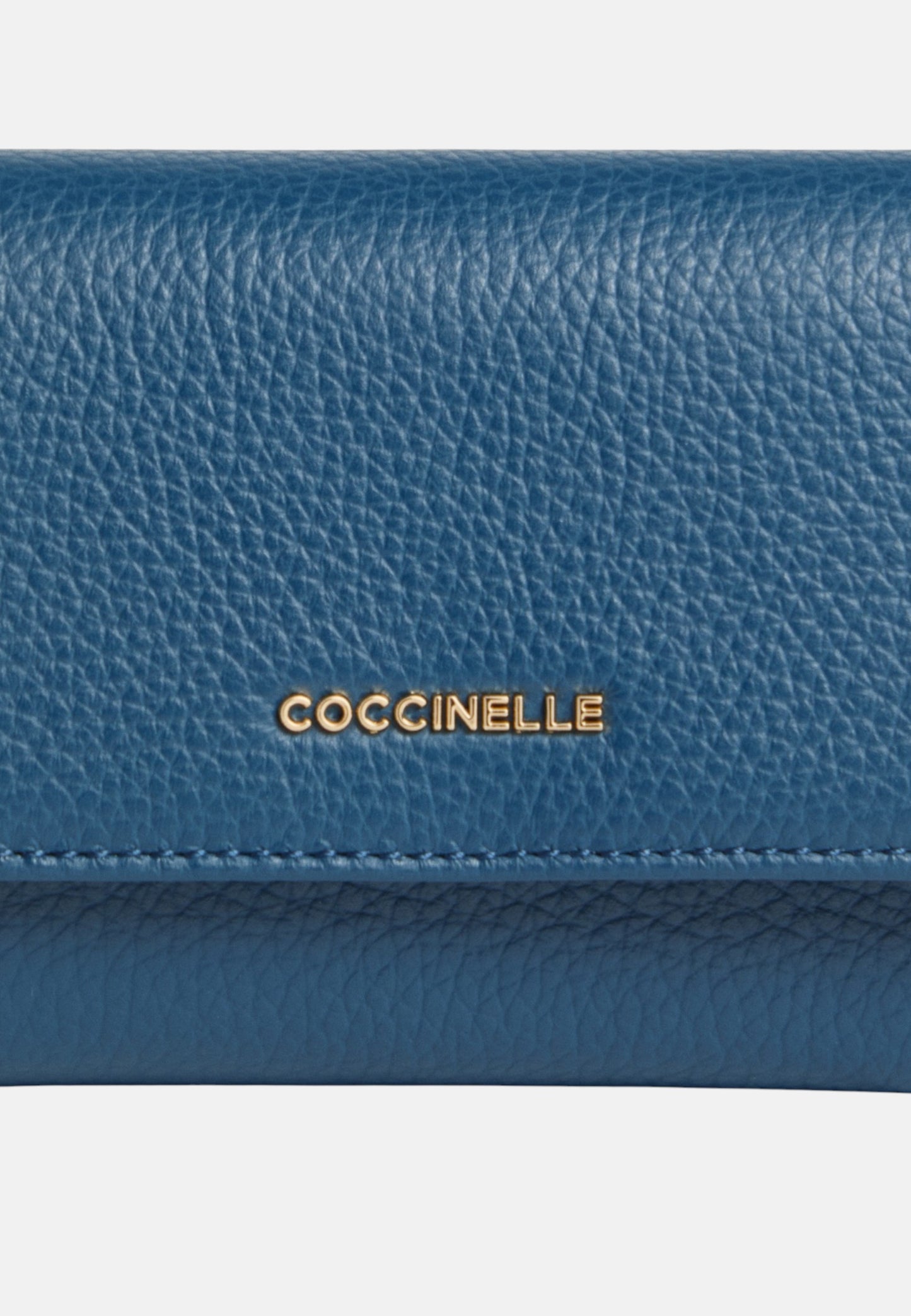 Portafoglio Con Patta Donna Coccinelle In Pelle Martellata Metallic Soft Medium E2MW5116601