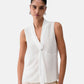 Top  Donna Liu Jo Scollo A V In Georgette  CA6284T2578