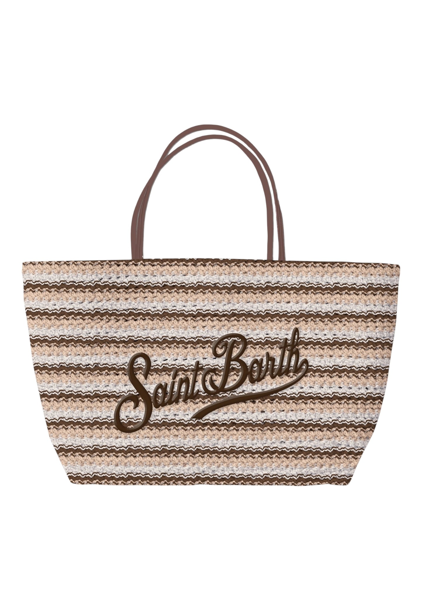 Borsa A Spalla Donna Mc2 Saint Barth Stripes Tris Crochet Tote CRO0007