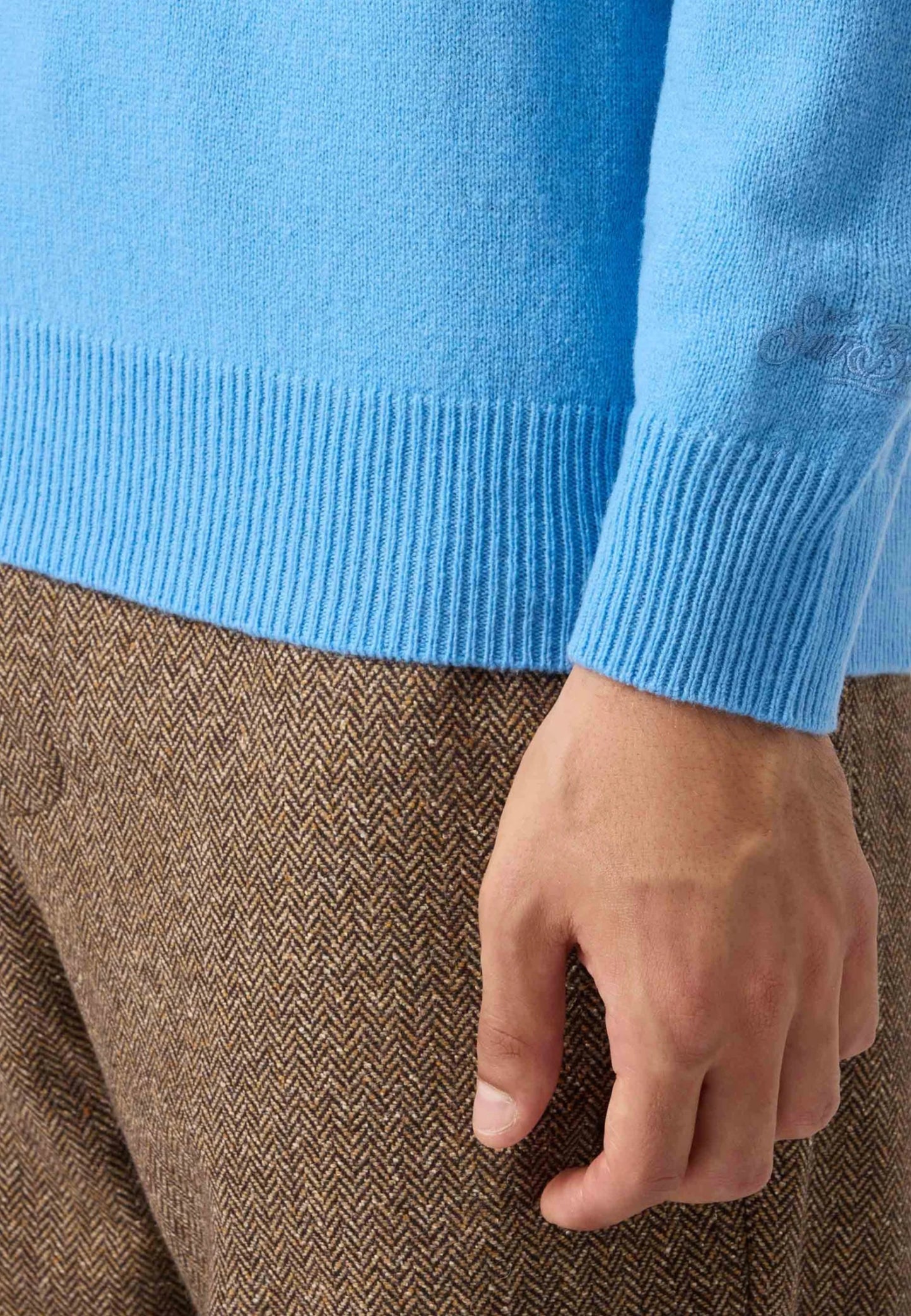Maglione A Girocollo Uomo Mc2 Saint Barth  Regent Merinocash REGE008