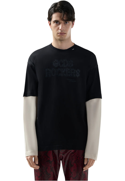 T-Shirt Manica lunga Uomo Gcds  Rockers Printed B2CM2205JF1