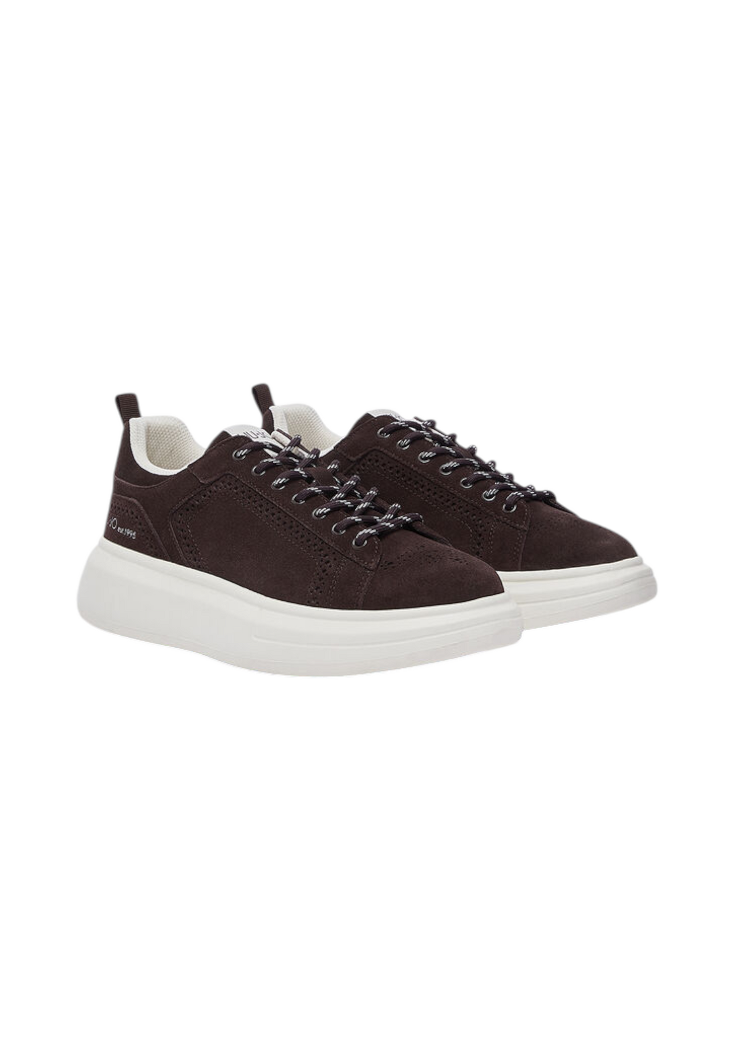 Sneakers Basse Uomo Liu Jo In Pelle Scamosciata Con Platform E Logo Laterale Big 05B 7G6013PX002