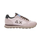 Sneakers Basse Uomo Sun68 Stile Running, Logo Ricamato, Nylon E Suede Tom Solid Z46101