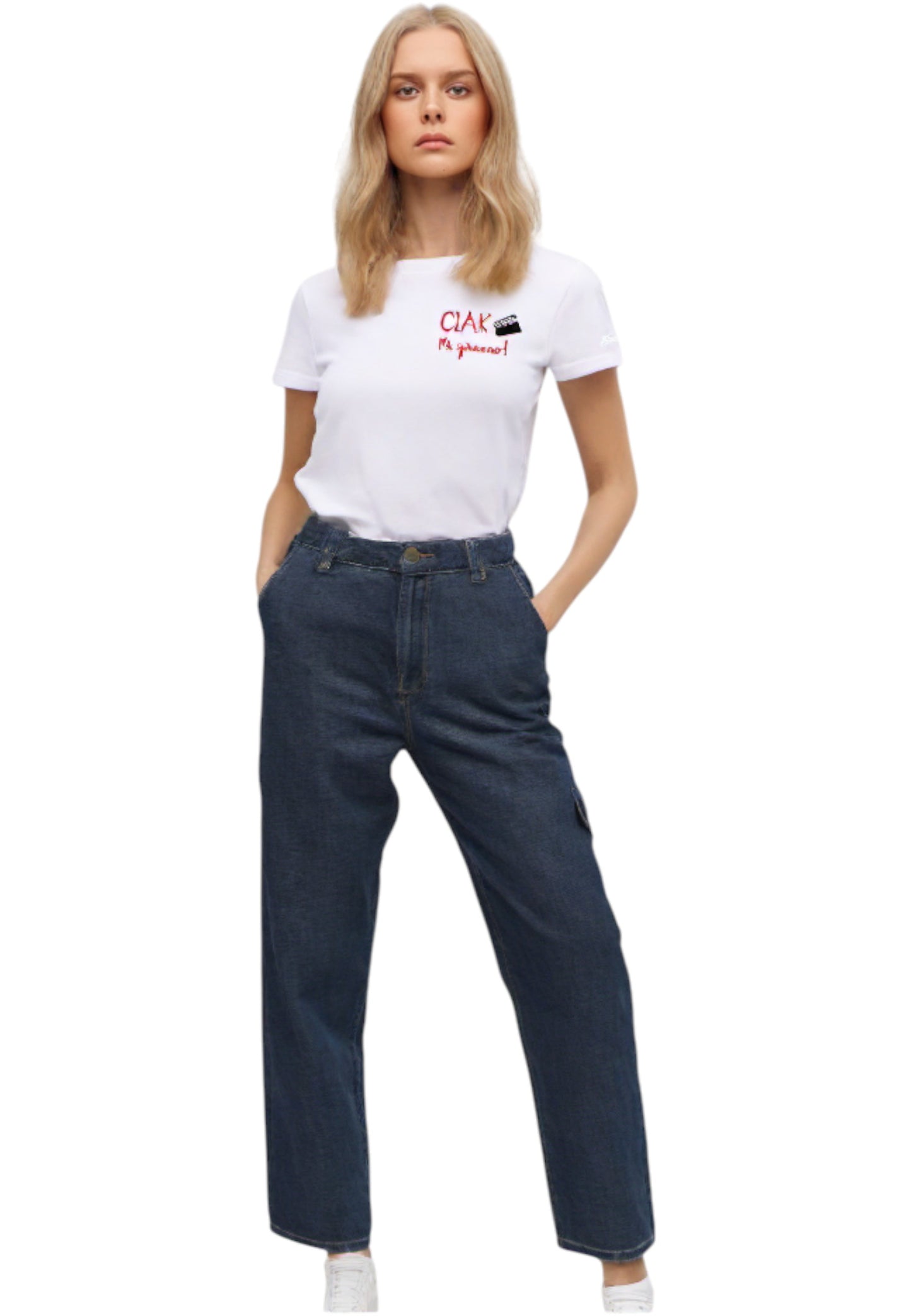T-Shirt Manica Corta Donna Mc2 Saint Barth Ciak Girano Embroidery Emilie EMI0001