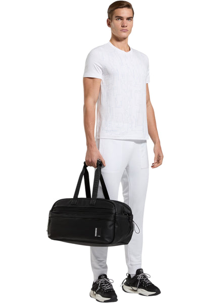 T-Shirt Manica Corta Uomo Bikkembergs Stampa Optical
