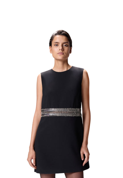 Vestito Corto Donna Pinko In Crepe Con Ricamo Amalur 105956A2YH