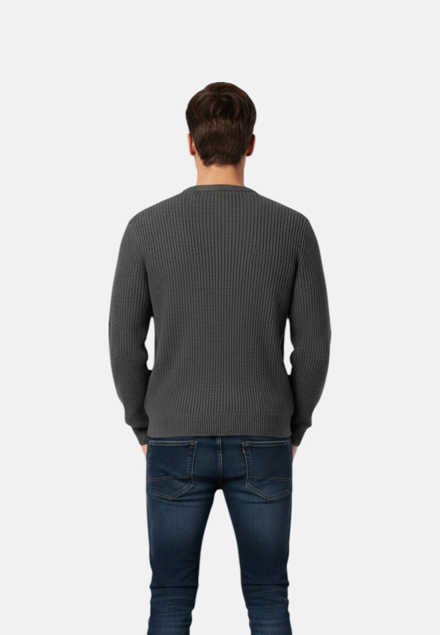 Maglione A Girocollo Uomo Guess English Rib Washed Manny M6YR20Z0925