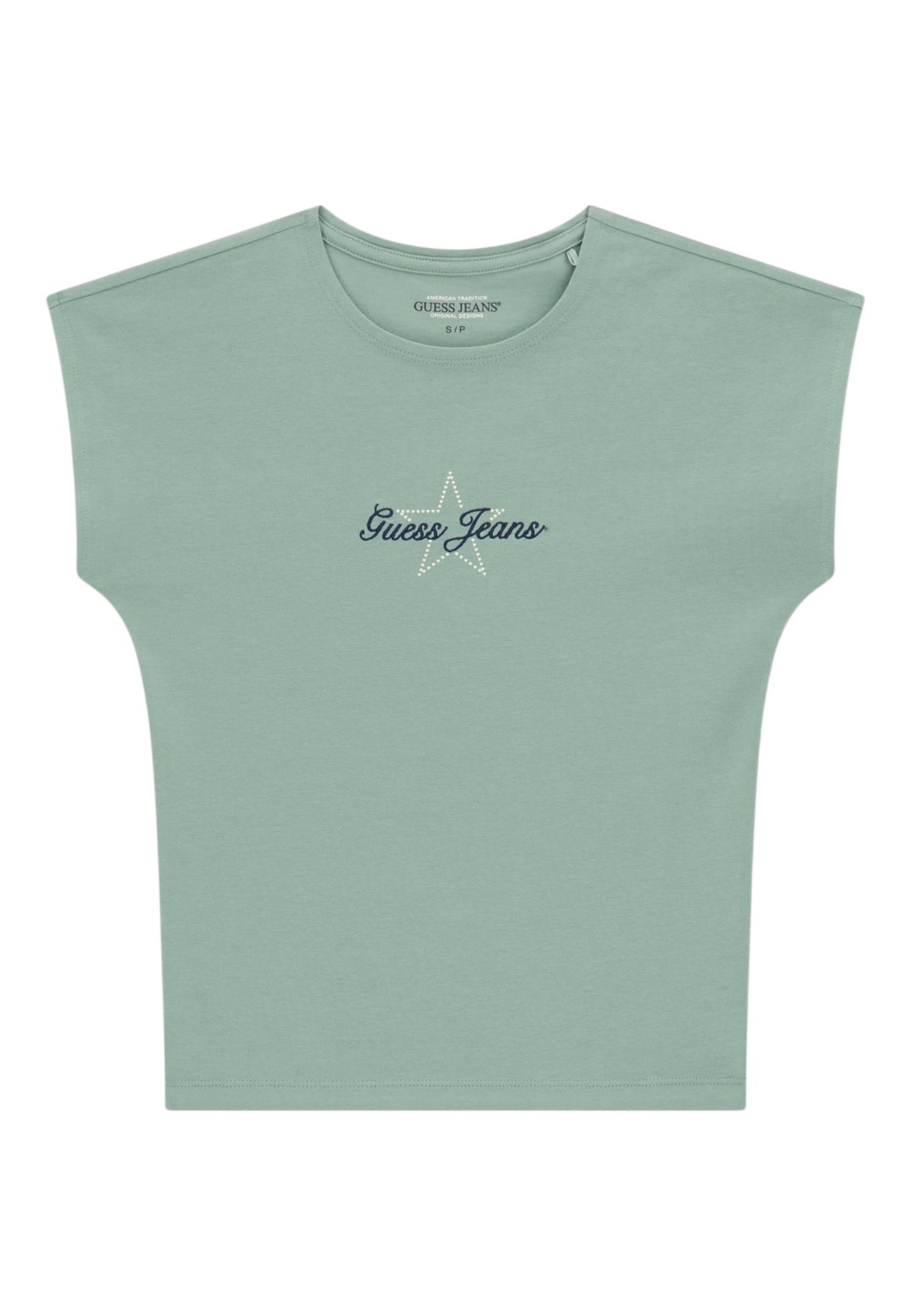 T-Shirt Manica Corta Donna Guess  Gj Raglan Star Baby W6RI21J1314