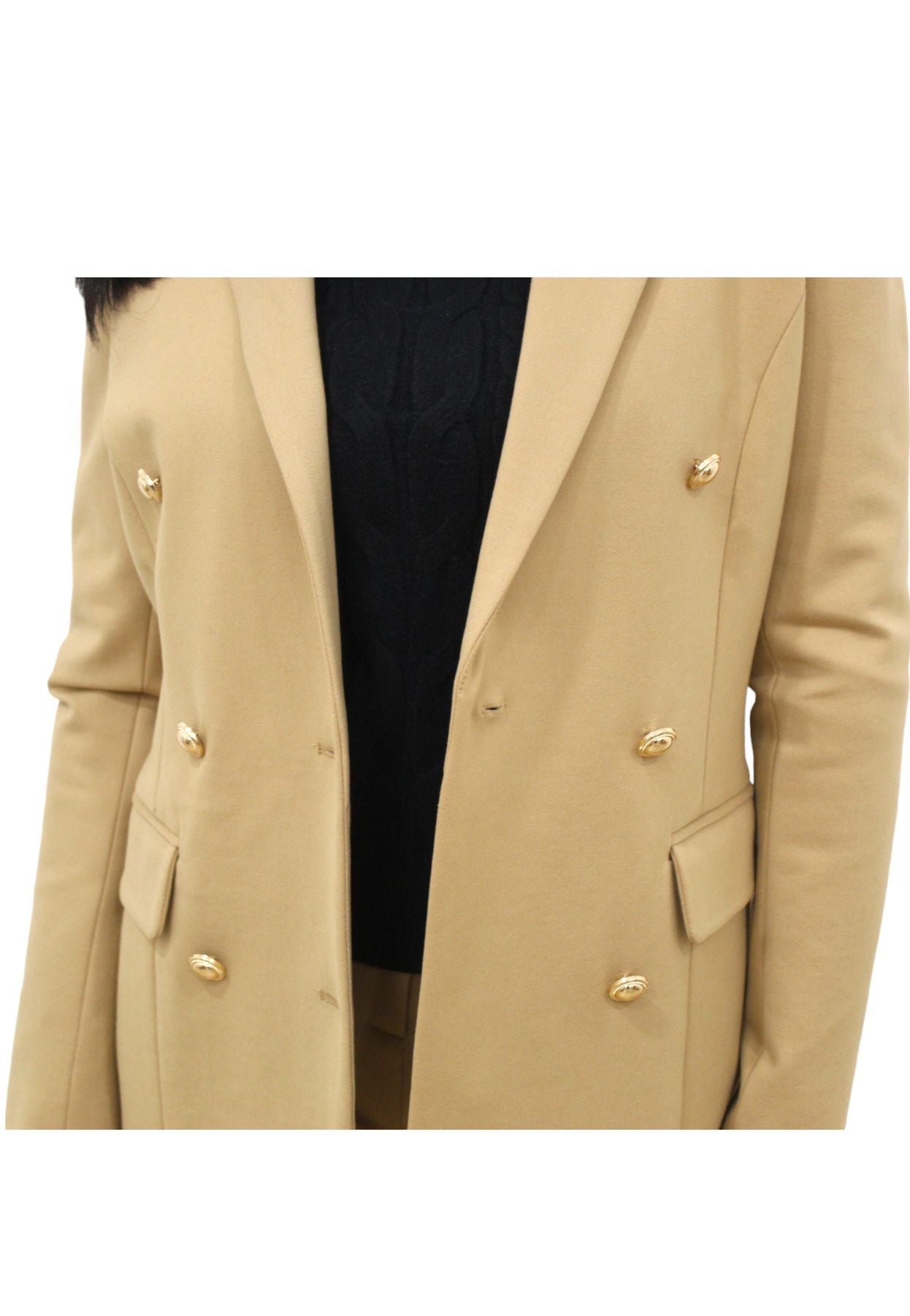Giacca Blazer Donna Gaudi In Punto Stoffa Doppiopetto  321BD34002